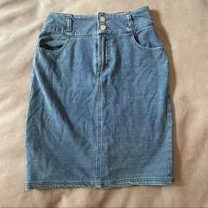 soft denim skirt